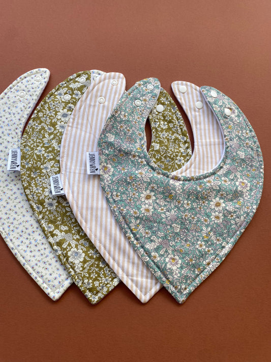 Choice of floral bandana bibs