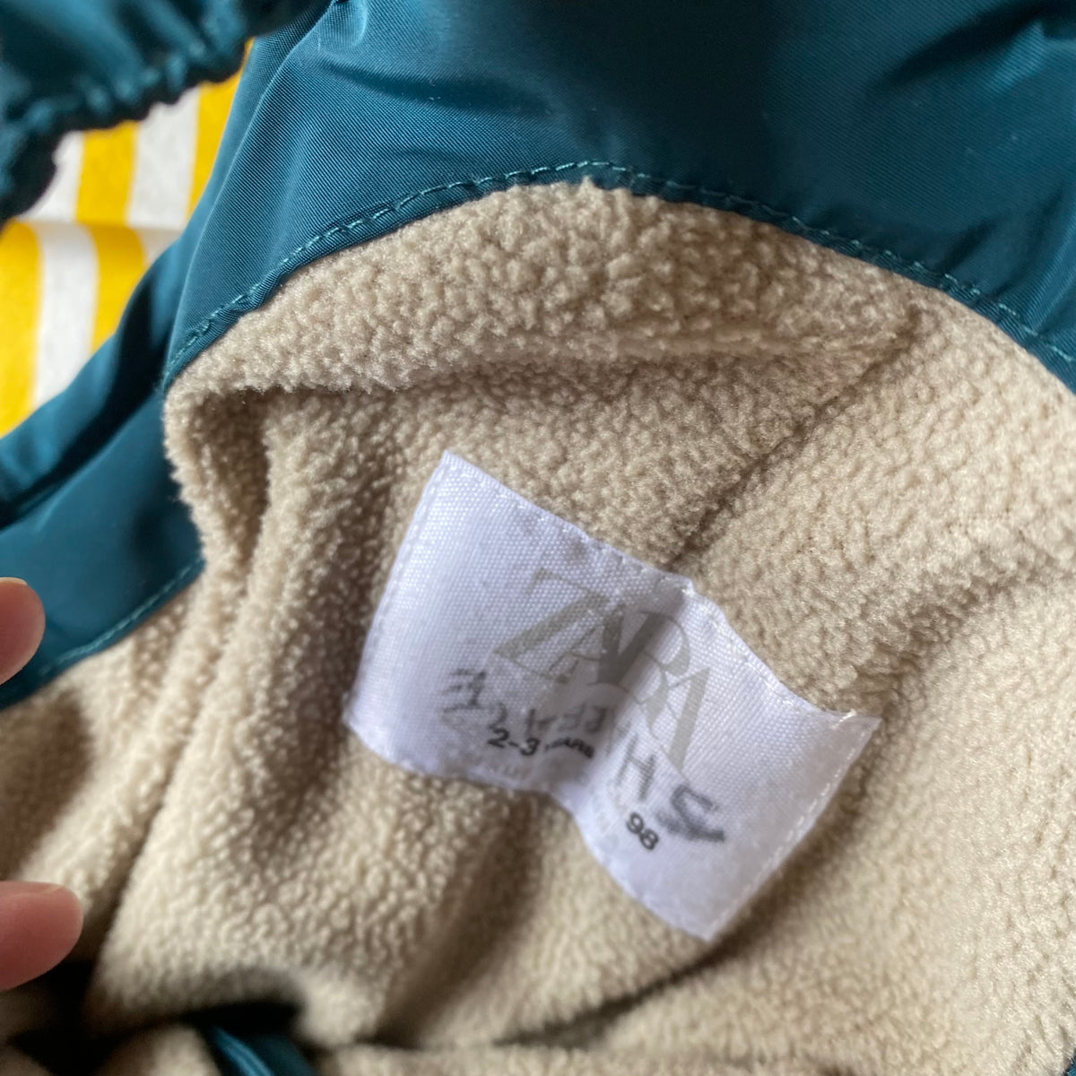 2-3Y Zara terrazzo snow ski trousers salopettes
