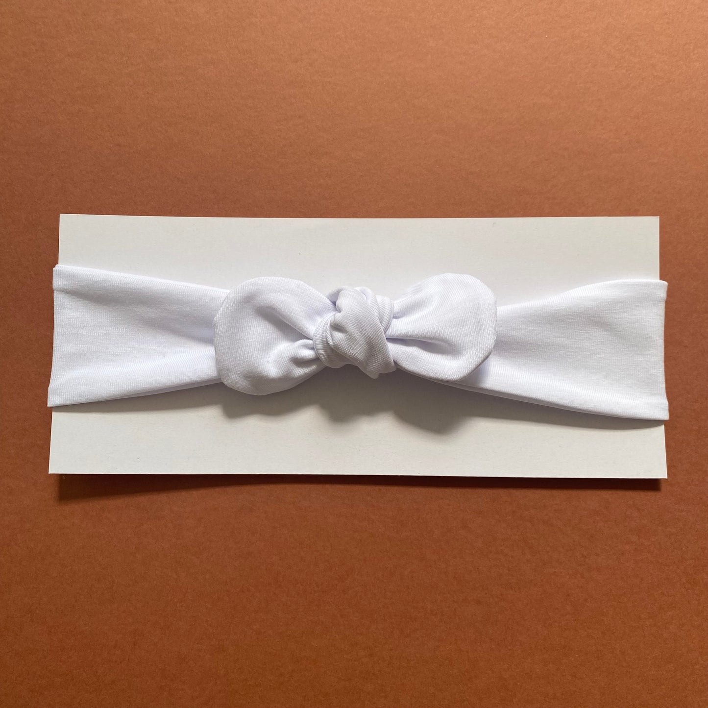 Child size white headband