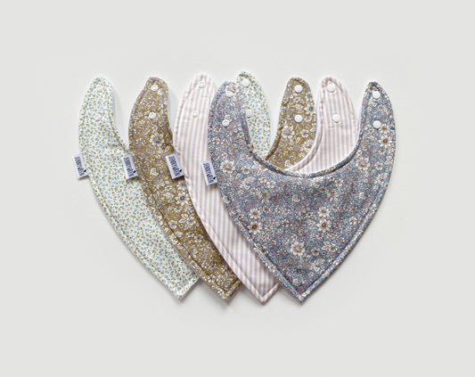 Choice of ditsy bandana bib