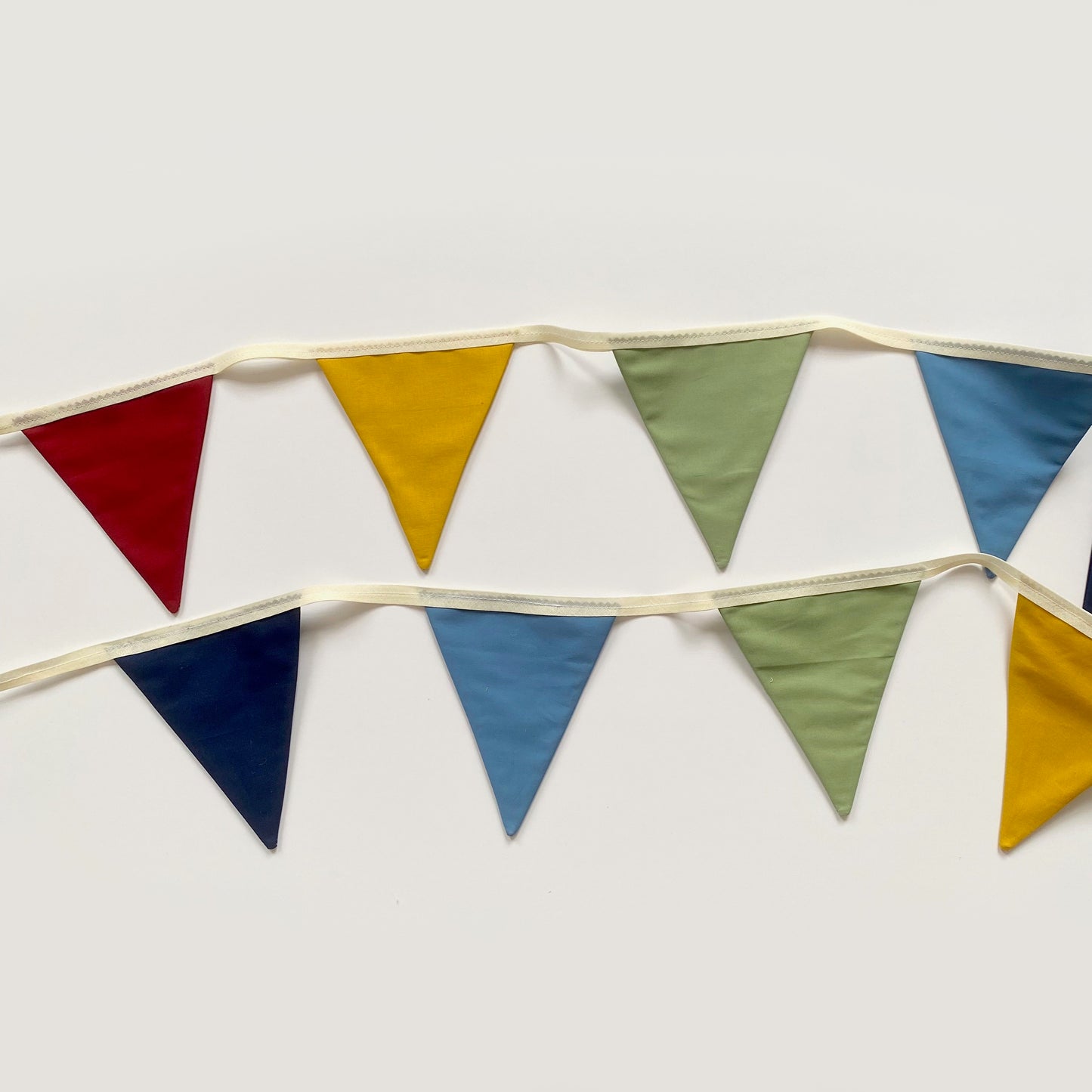 Rainbow bunting banner