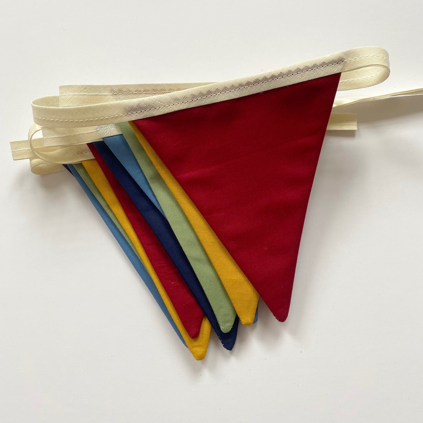 Rainbow bunting banner