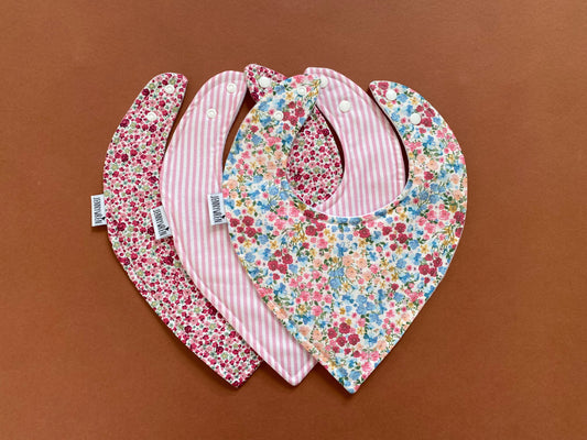 Choice of ditsy bandana bib
