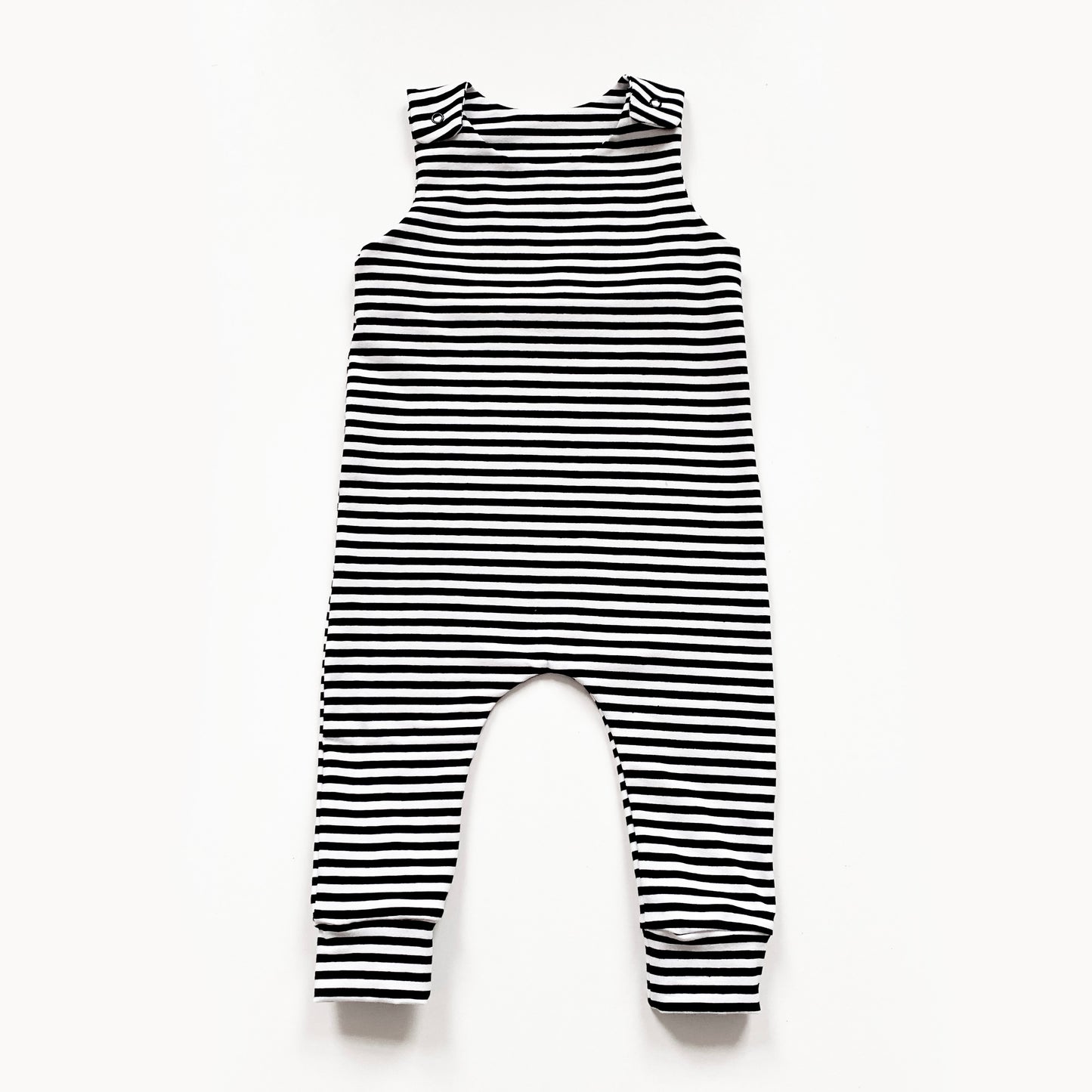 Black stripe romper