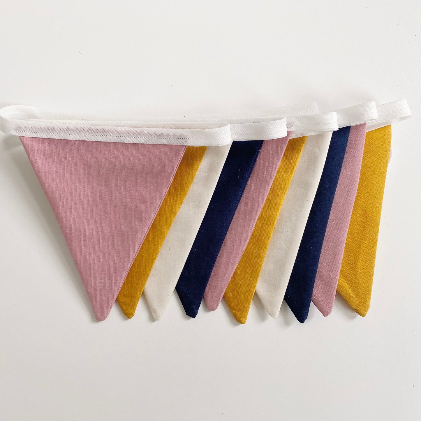 Rainbow bunting banner