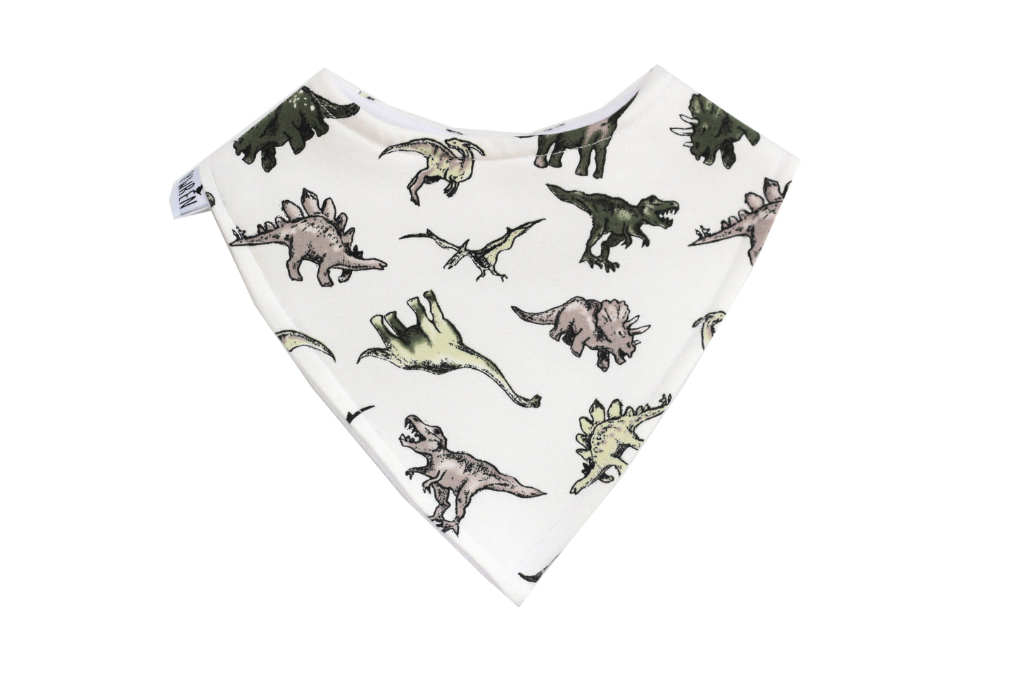 Jurassic bandana bib