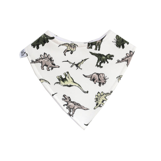Jurassic bandana bib