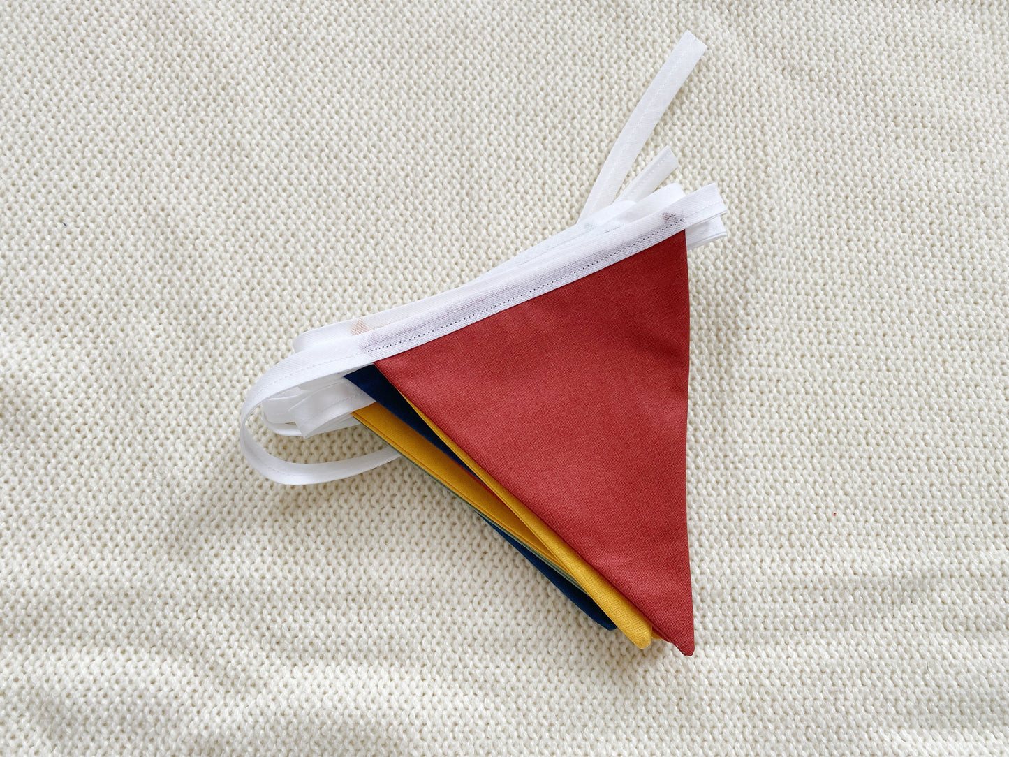 Rainbow bunting banner