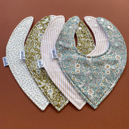 Choice of floral bandana bibs