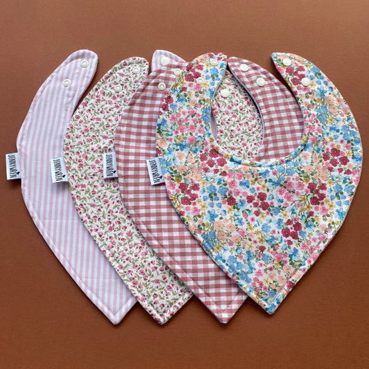 Choice of floral bandana bibs