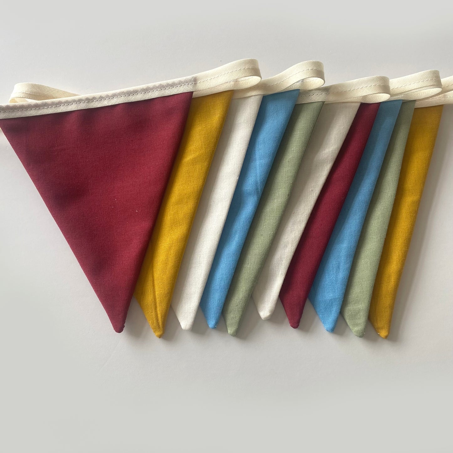 Rainbow randomised bunting banner