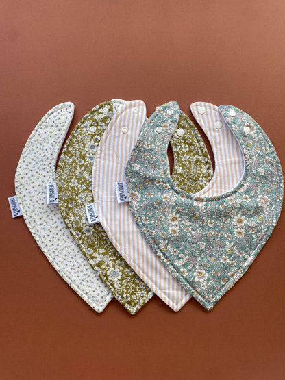 Choice of floral bandana bibs