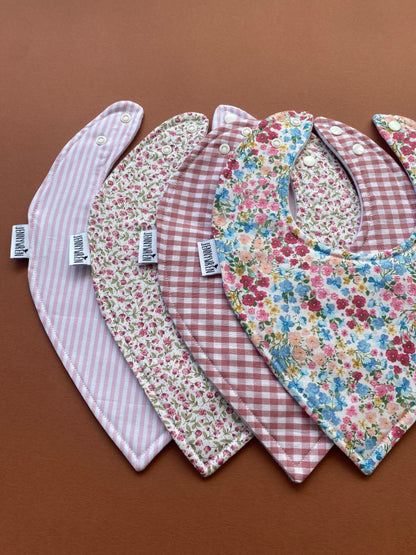Choice of floral bandana bibs