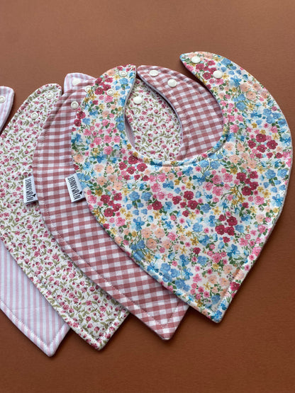 Choice of floral bandana bibs