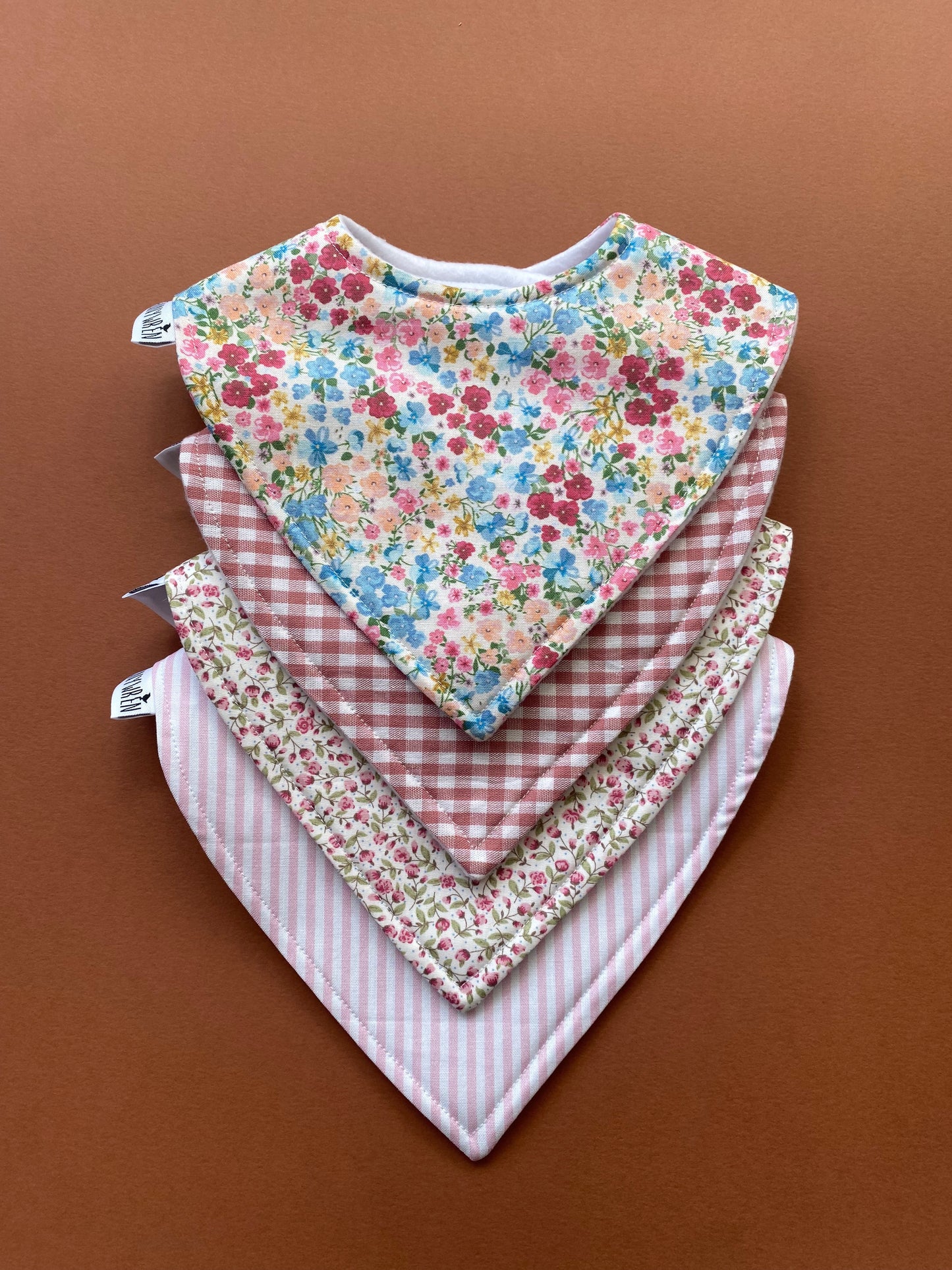 Choice of floral bandana bibs