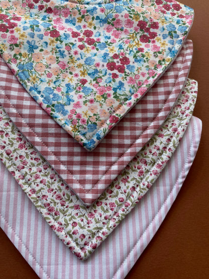Choice of floral bandana bibs
