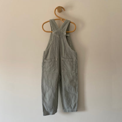18-24M Zara sage green soft denim dungarees