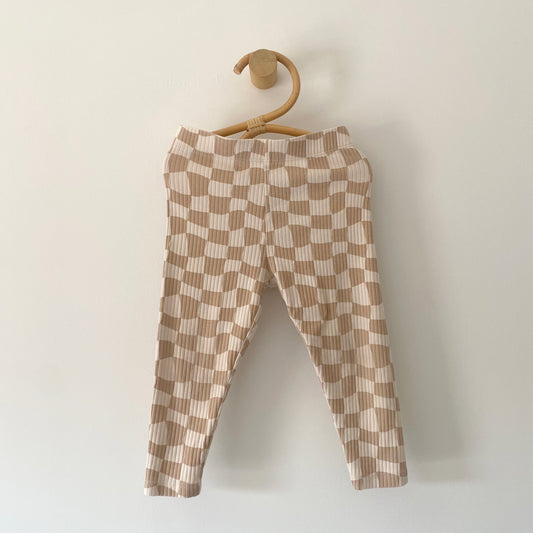 18-24M Next checkerboard ribbed leggings