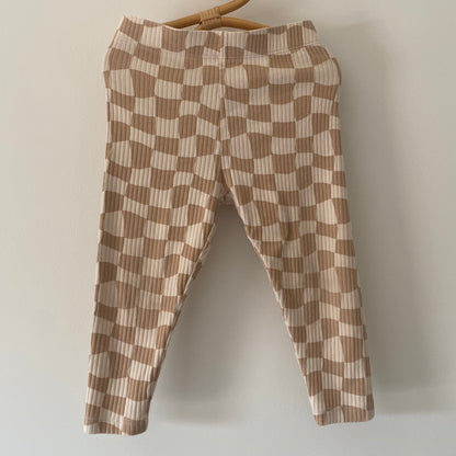 18-24M Next checkerboard ribbed leggings