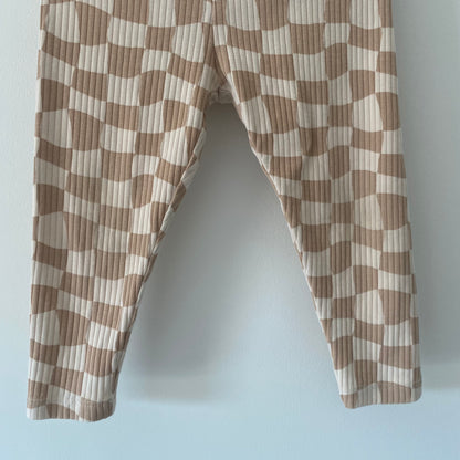 18-24M Next checkerboard ribbed leggings