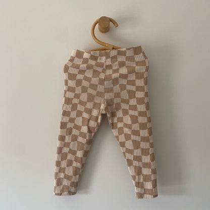 18-24M Next checkerboard ribbed leggings