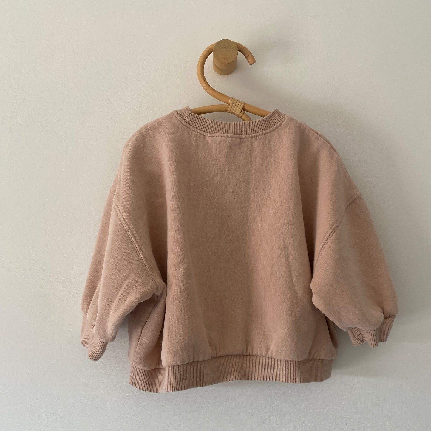 18-24M Next happy nude pink sweatshirt