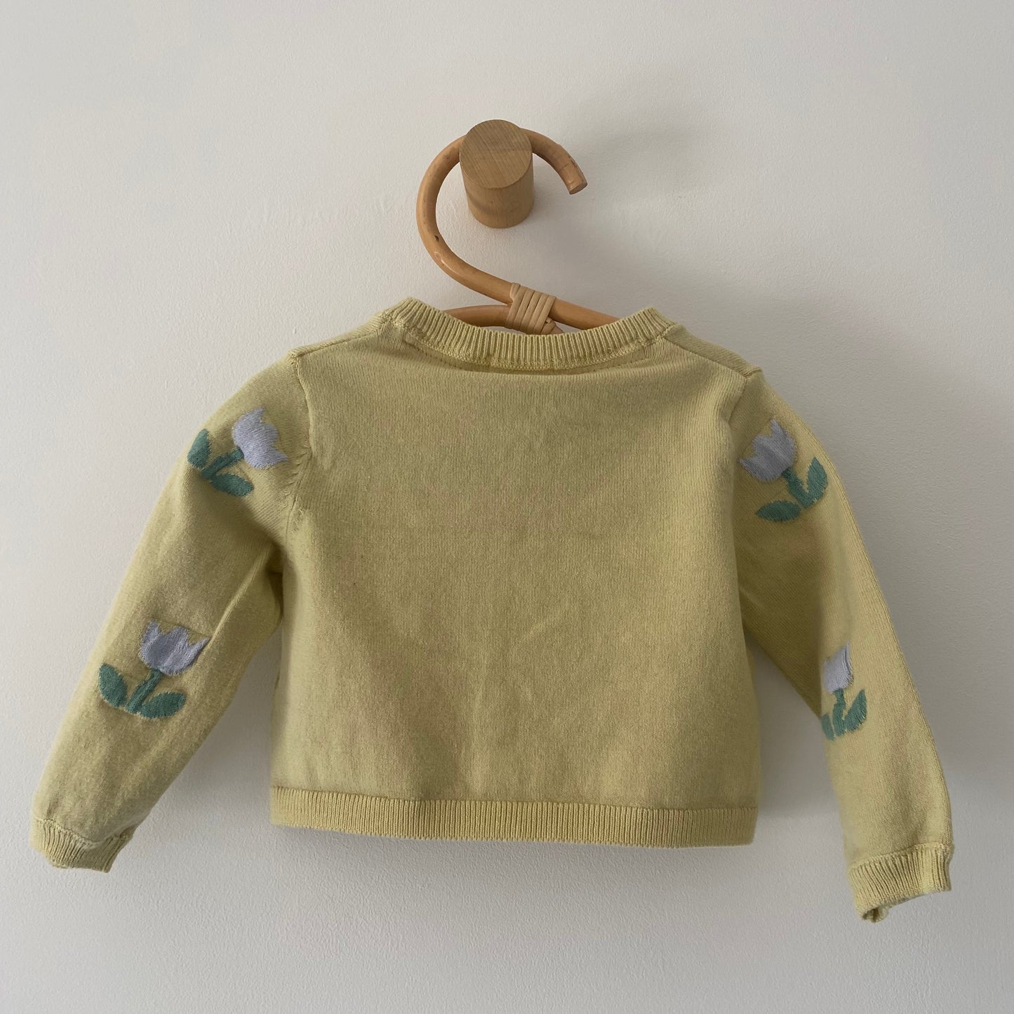 3-6M Next muted yellow tulip cardigan