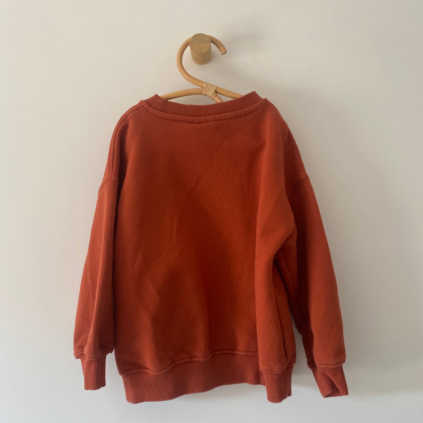 4-5Y Zara rust red Los Angeles sweatshirt