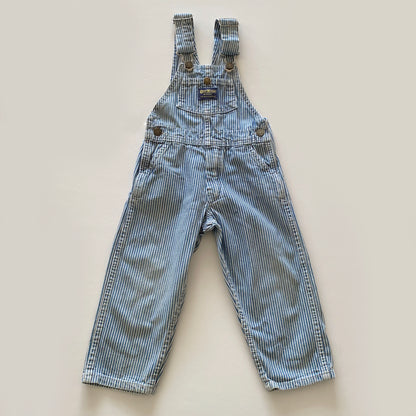 3Y Oshkosh vintage hickory stripe denim dungarees