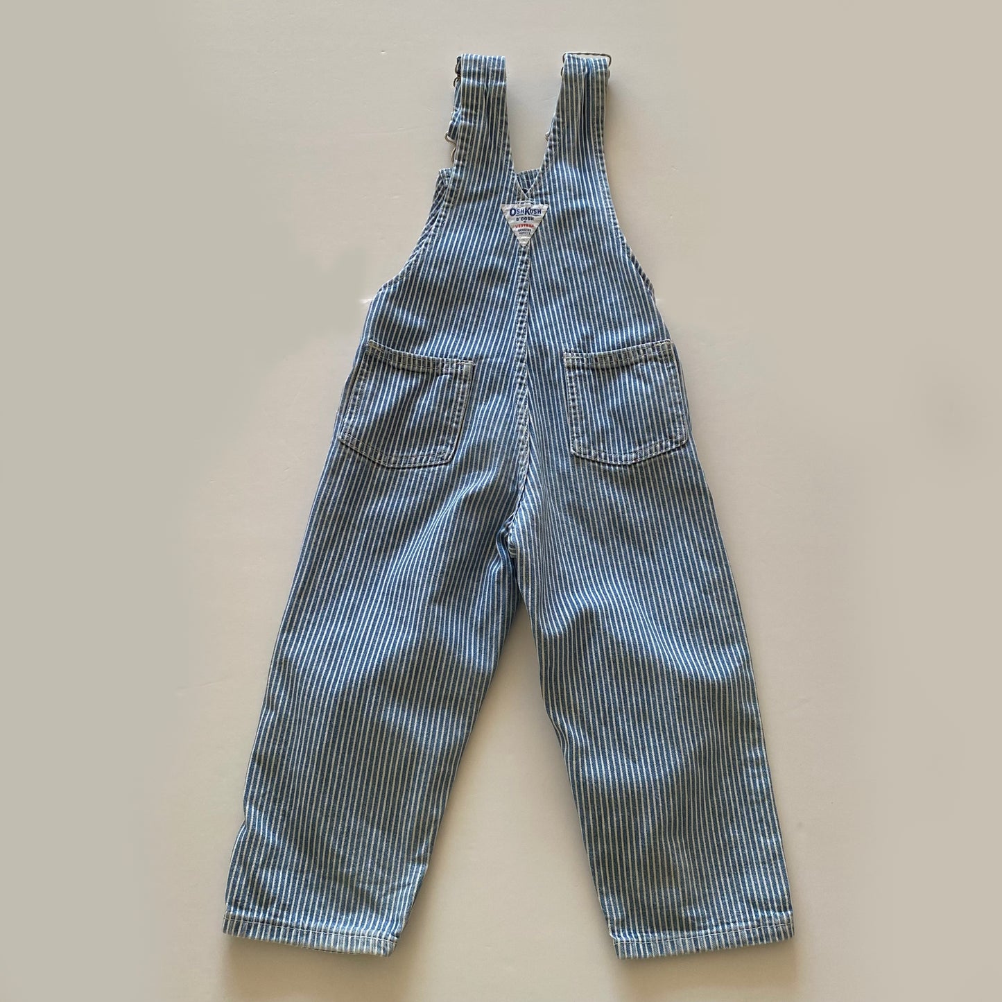 3Y Oshkosh vintage hickory stripe denim dungarees
