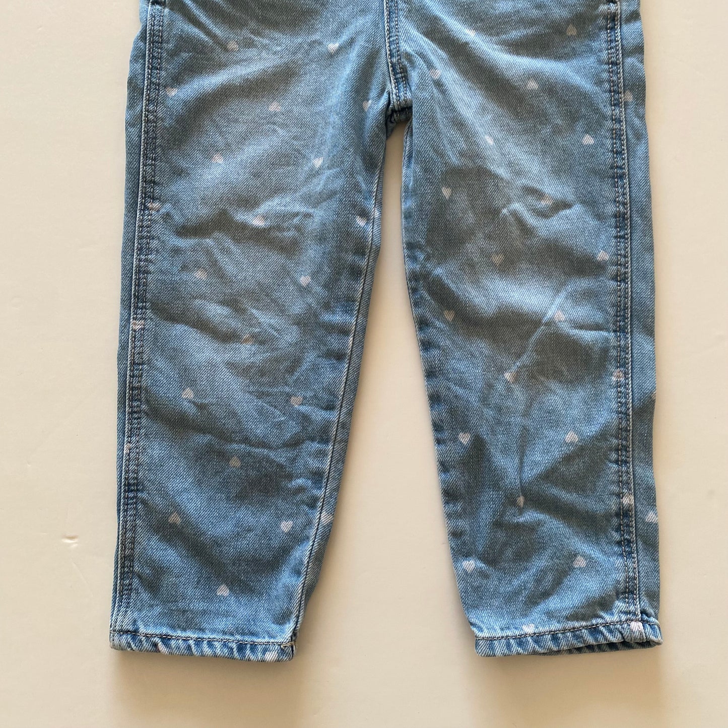 3Y Oshkosh heart denim dungarees