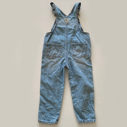 3Y Oshkosh heart denim dungarees