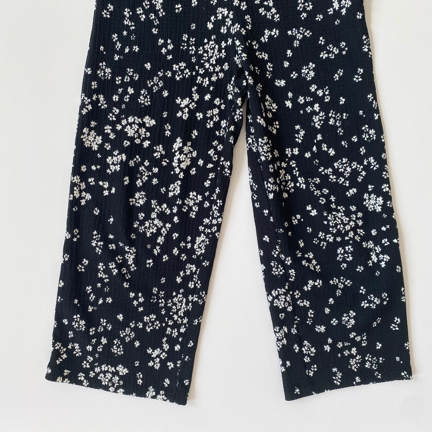 5-6Y Zara black ditsy floral jumpsuit