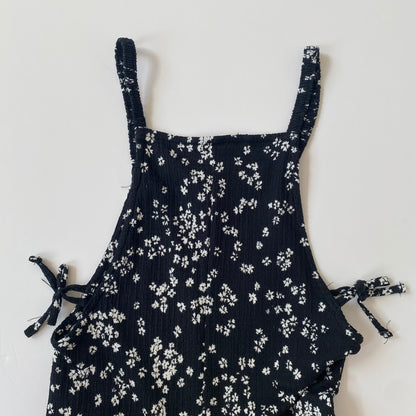 5-6Y Zara black ditsy floral jumpsuit