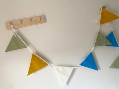 Rainbow bunting banner