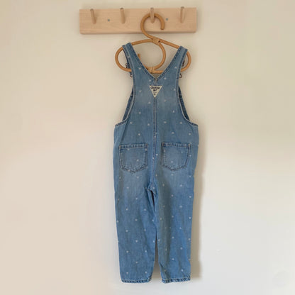 3Y Oshkosh heart denim dungarees