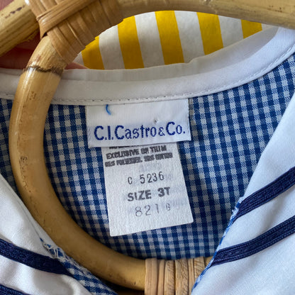 3Y C.I. Castro & Co vintage sailor dress