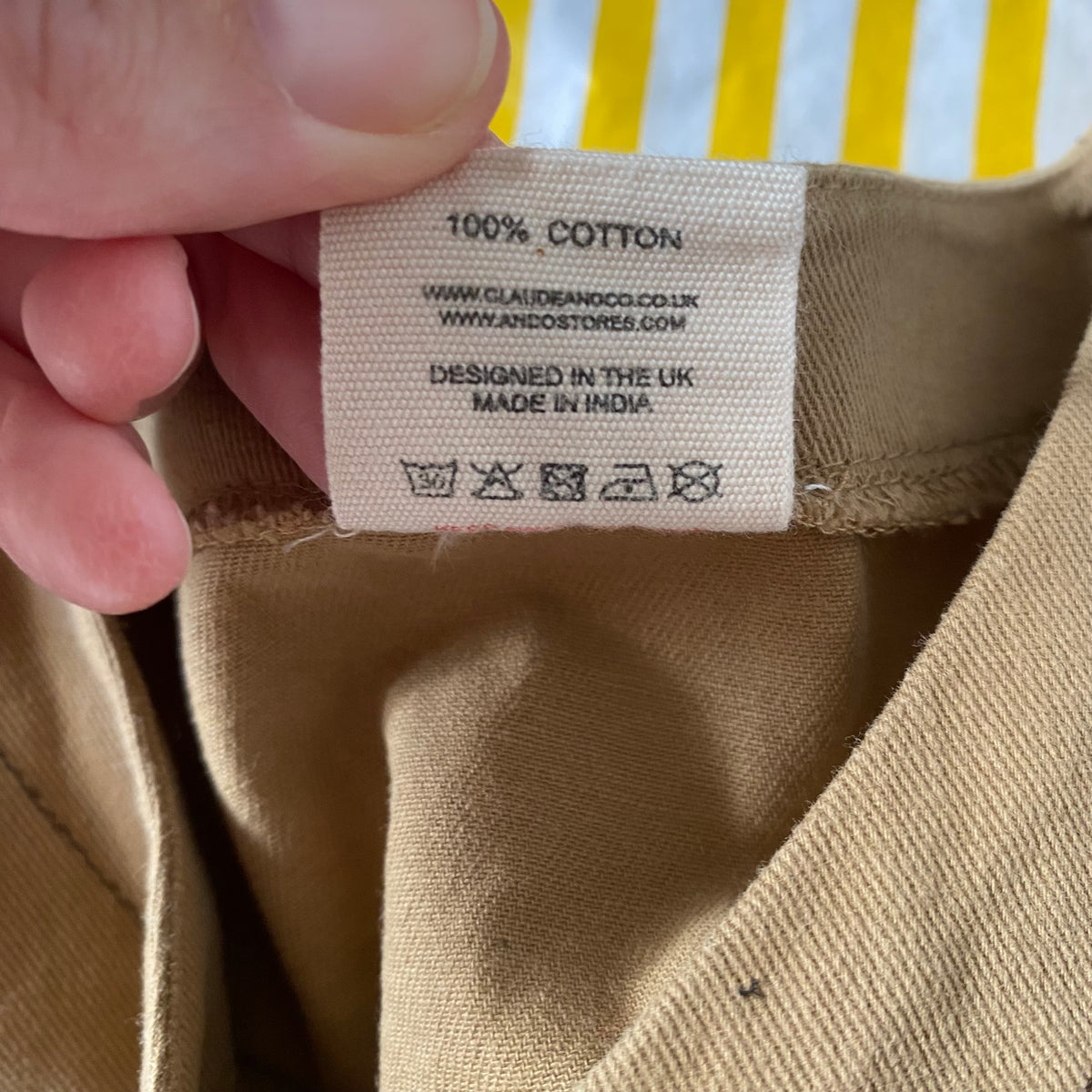 5-6Y Claude & Co MILKING IT x ANDO (chocolate) overalls boilersuit