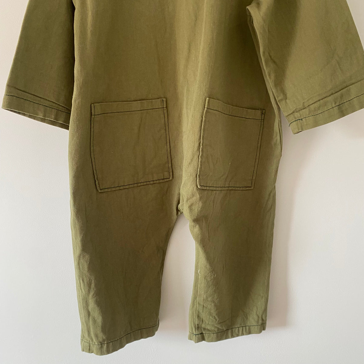 3-4Y Claude & Co MILKING IT x ANDO (forest) overalls boilersuit