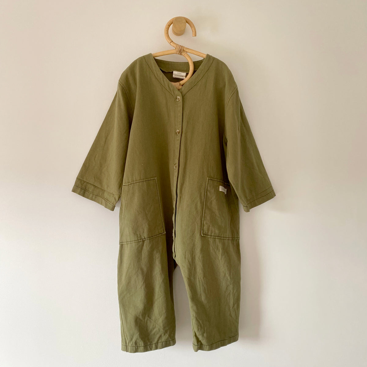 3-4Y Claude & Co MILKING IT x ANDO (forest) overalls boilersuit