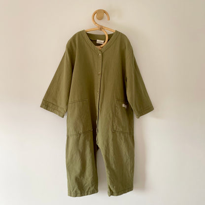 3-4Y Claude & Co MILKING IT x ANDO (forest) overalls boilersuit