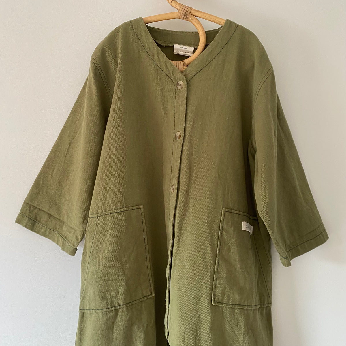 3-4Y Claude & Co MILKING IT x ANDO (forest) overalls boilersuit