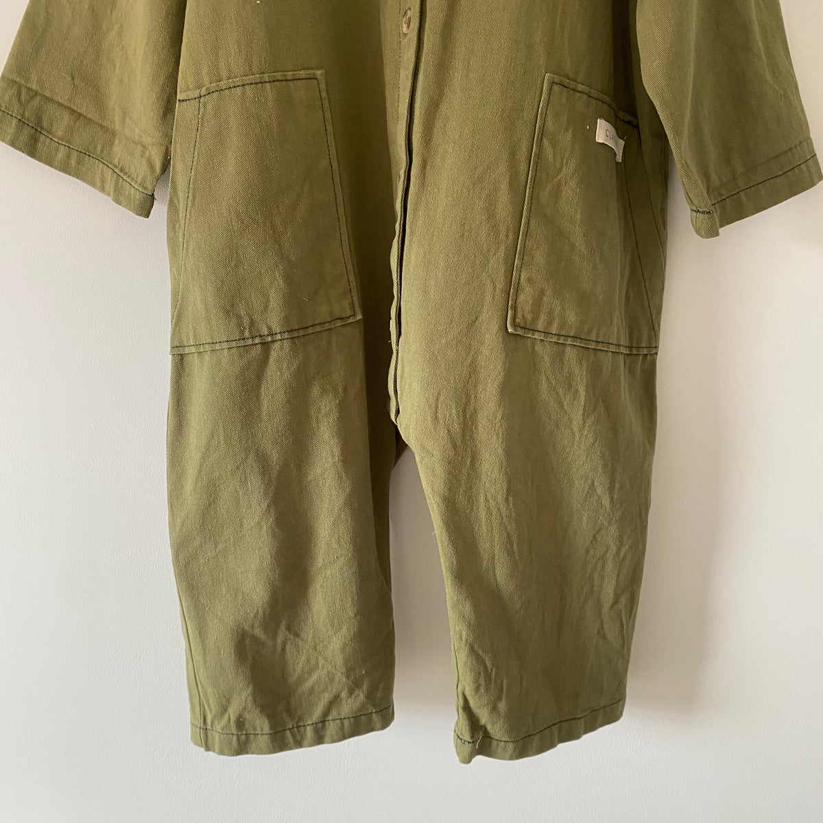 3-4Y Claude & Co MILKING IT x ANDO (forest) overalls boilersuit