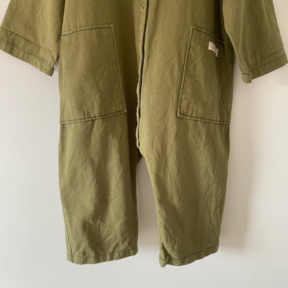 3-4Y Claude & Co MILKING IT x ANDO (forest) overalls boilersuit