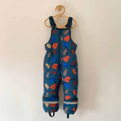 2-3Y Zara terrazzo snow ski trousers salopettes