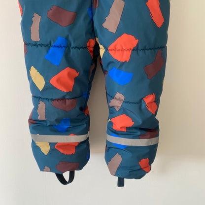 2-3Y Zara terrazzo snow ski trousers salopettes
