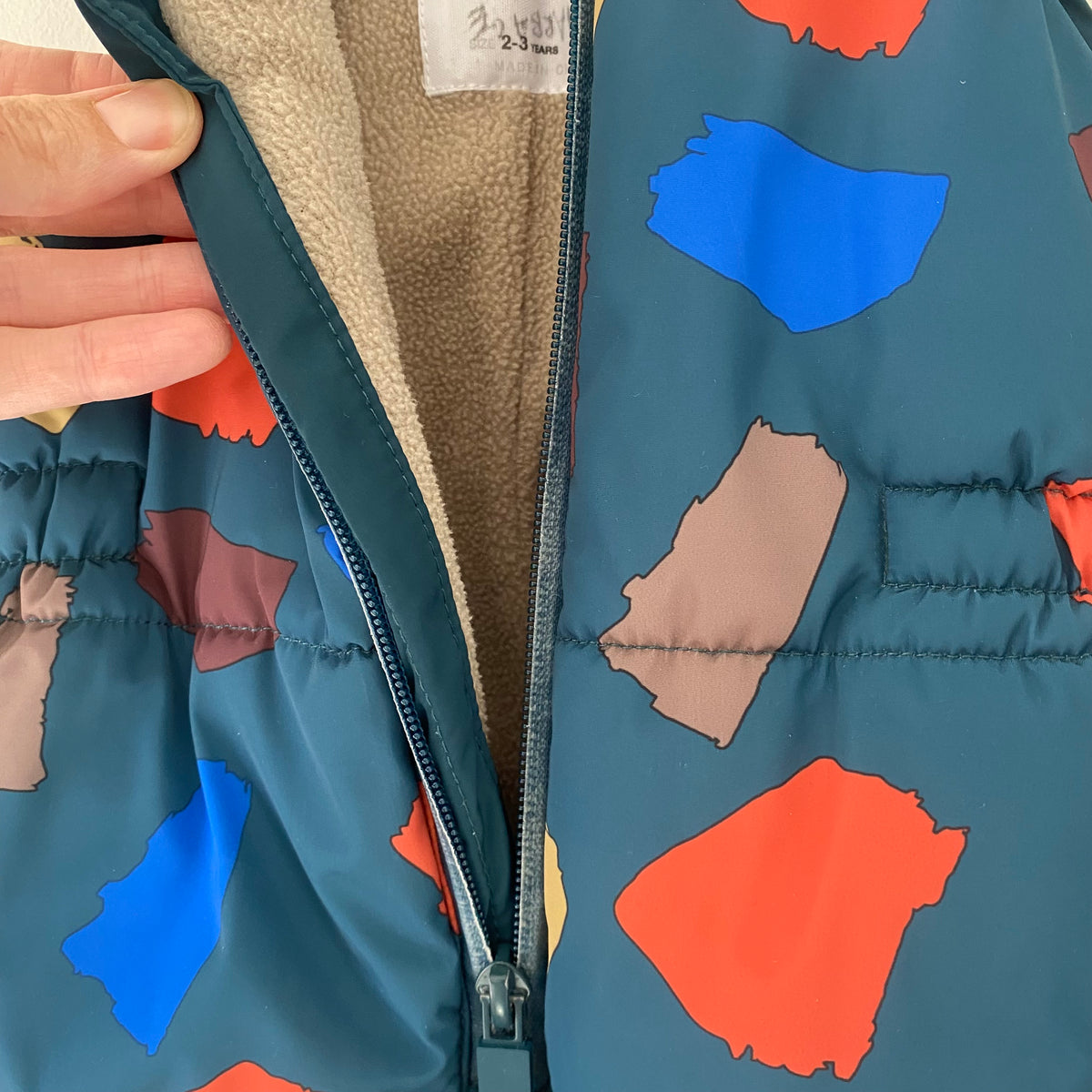 2-3Y Zara terrazzo snow ski trousers salopettes