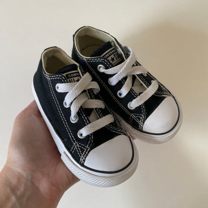 Converse black UK size 6
