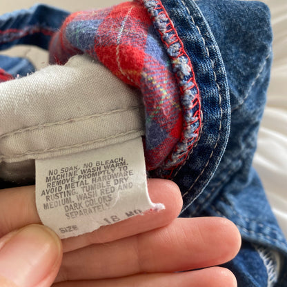 18M Oshkosh B'Gosh vintage denim dungarees
