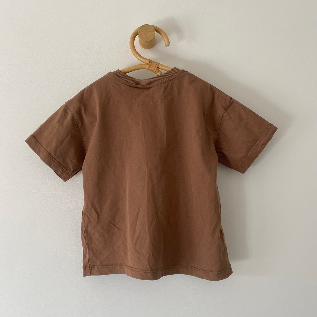 3-4Y Zara Babar brown short sleeve t-shirt